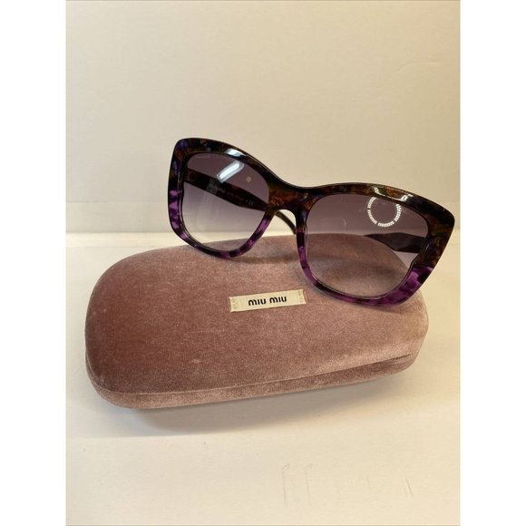 Miu Miu regard ~ oval | Available in 3 colour: Pink/havana  MIU Purple Violet Marble Havana Gradient
